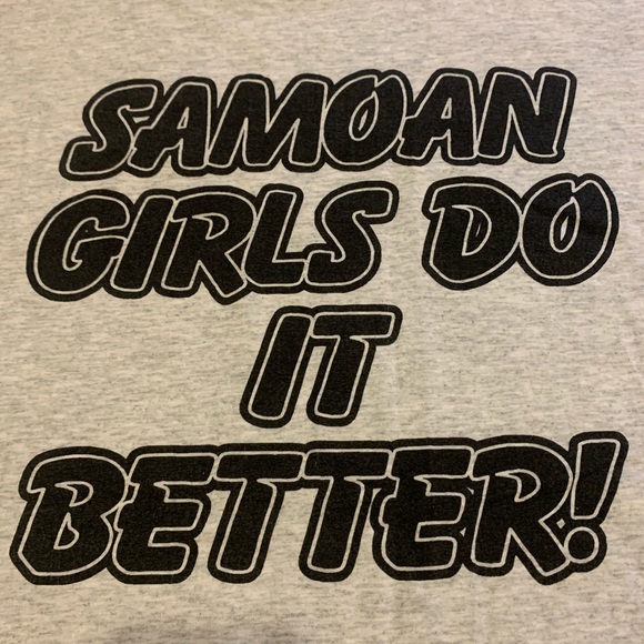 Vintage Samoan Girls Do It Better Spellout Tee XXL - Picture 2 of 5